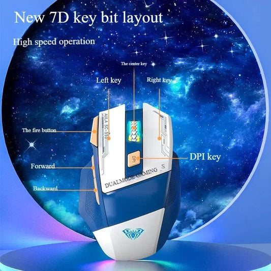 Mouse Gaming AULA SC550 Wireless RGB Ergonomic - Venduqo