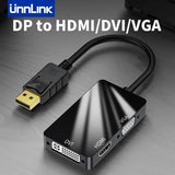 Unnlink 3 In 1 DP la HDMI VGA DVI Converter 4K 1080P - Venduqo