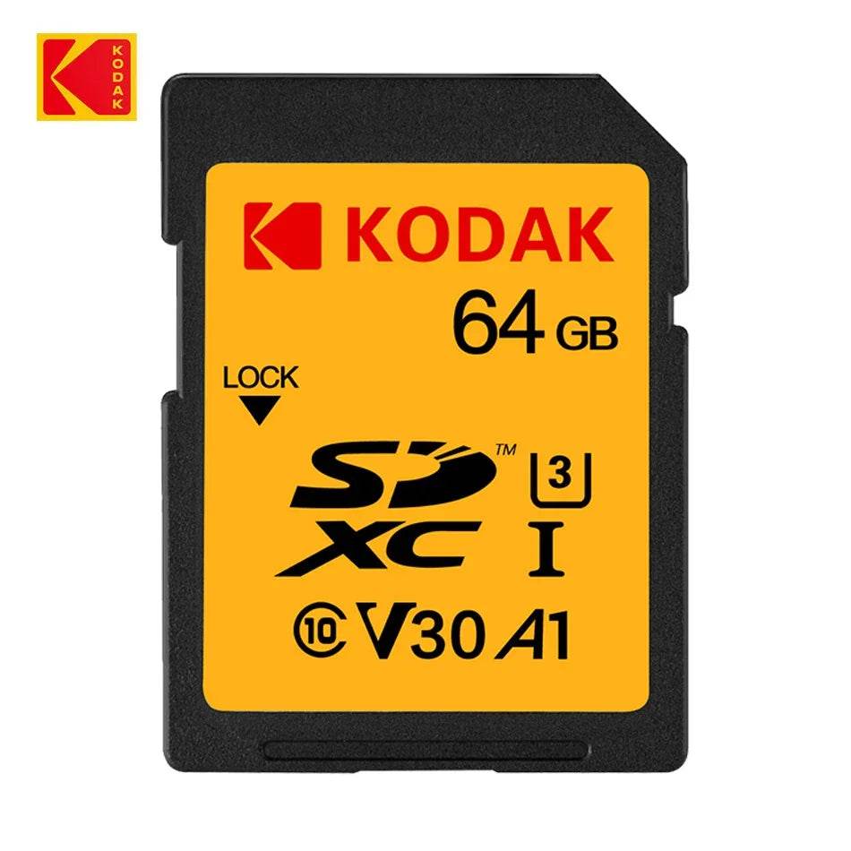 Card SD Kodak High Speed 32GB 64GB 128GB SDXC UHS-I - Venduqo