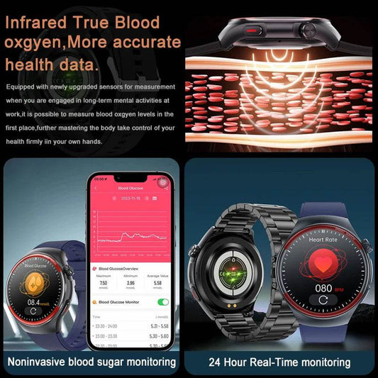 Ceas Inteligent Medical pentru Barbati - Monitorizare Sanatate Non-invaziva - Venduqo