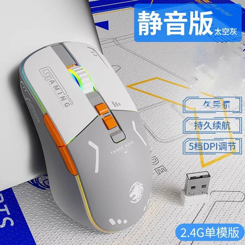 Mouse Wireless Bluetooth G308 pentru Gaming, Birou, Silentios - Venduqo