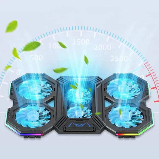 17 Inch Gaming Laptop Cooler with 6 RGB Fans