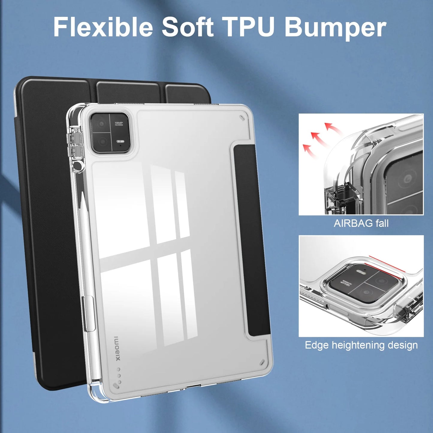 Transparent Case for Xiaomi Mi Pad 5/6 Pro 11 12.1"
