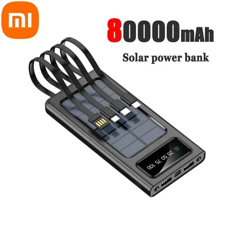 Banca de Putere Solară Xiaomi 200000mAh Ultra Capacitate - Venduqo