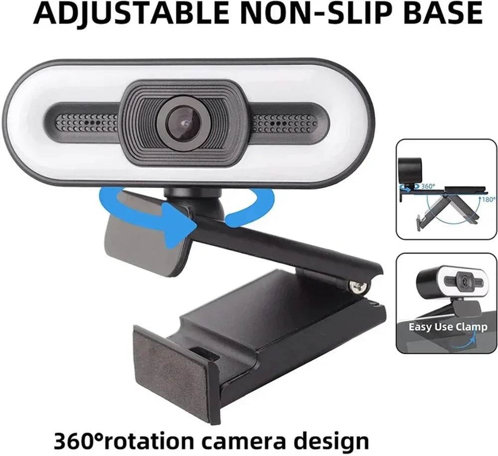 Webcam 4K Full HD cu Autofocus pentru PC și Laptop - Venduqo