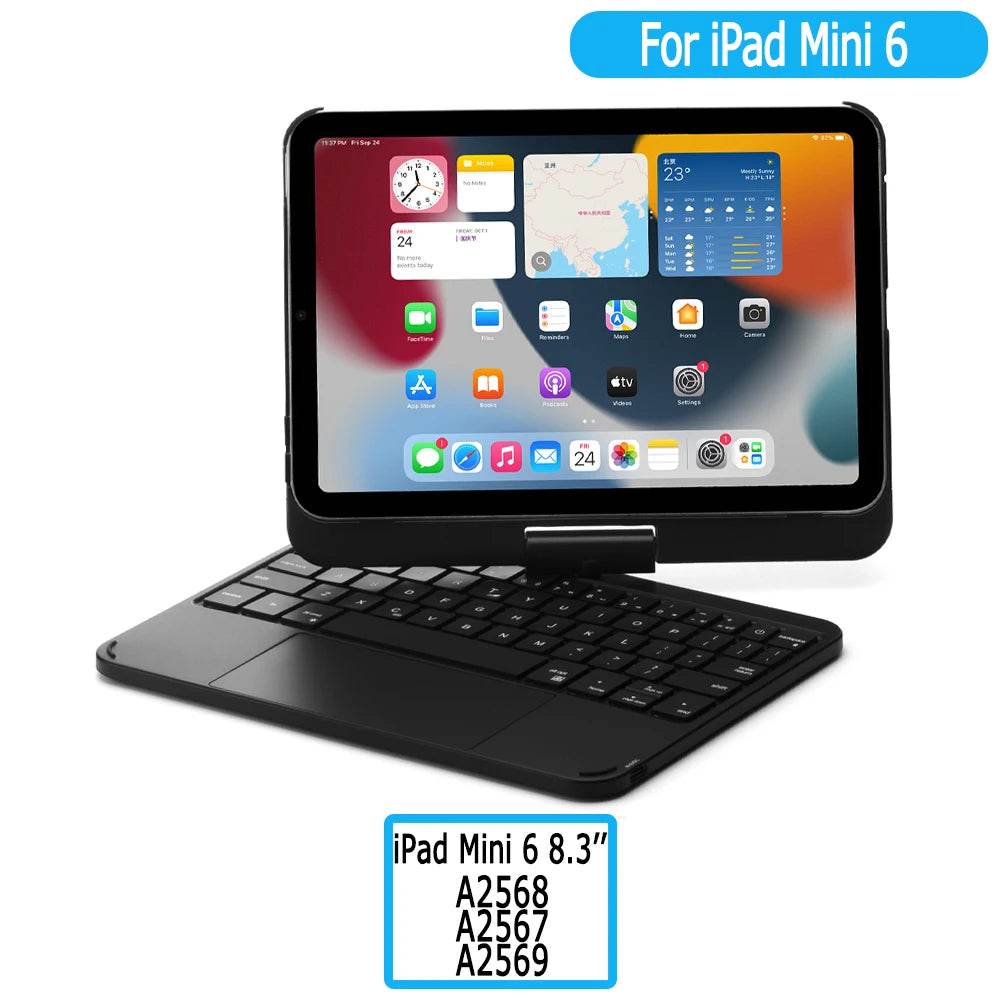 Carcasa cu Tastatură Rotativă pentru iPad 10.2 - 11 - Mini - Venduqo
