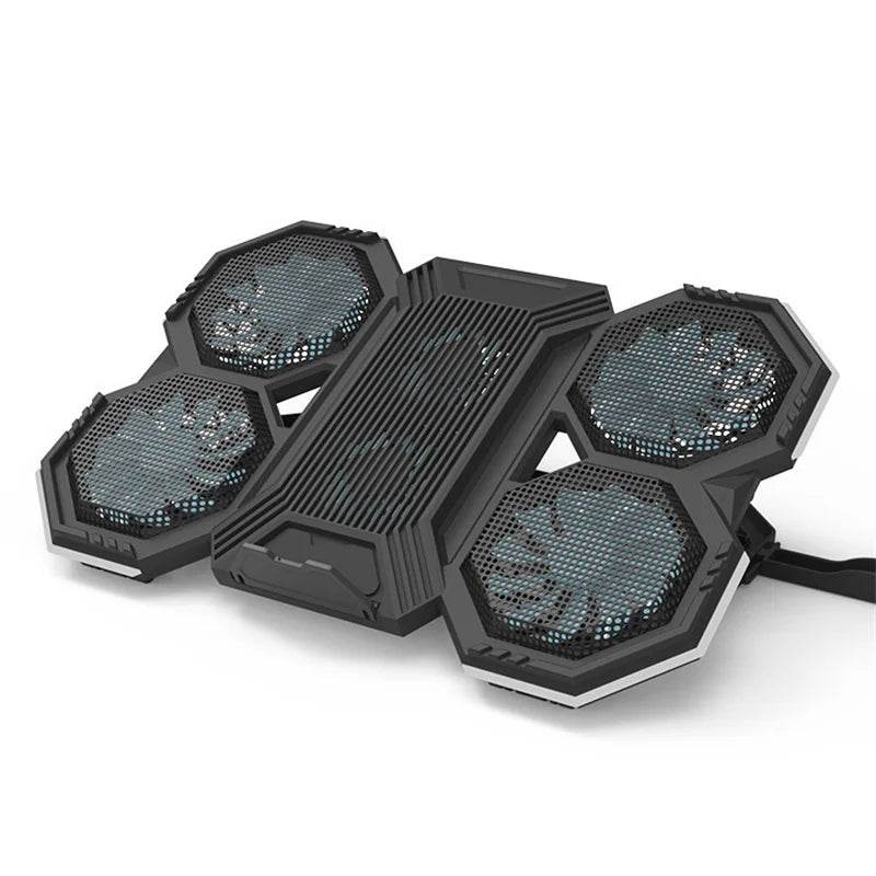 Răcitor Laptop Gaming 17 Inch cu 6 Ventilatoare RGB - Venduqo