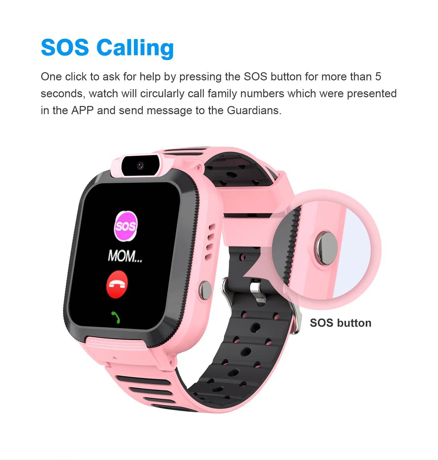 Ceas De Telefon Inteligent Pentru Copii Q16 - Waterproof 2G - Venduqo