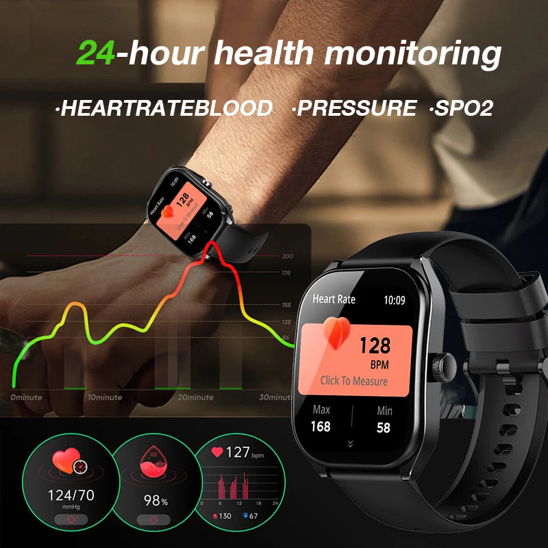 Aolon Smartwatch 2.01" - Waterproof Fitness Tracker