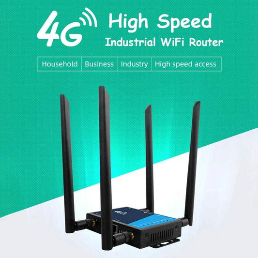 Router WiFi 4G Industrial cu Slot SIM și Antenă - Venduqo