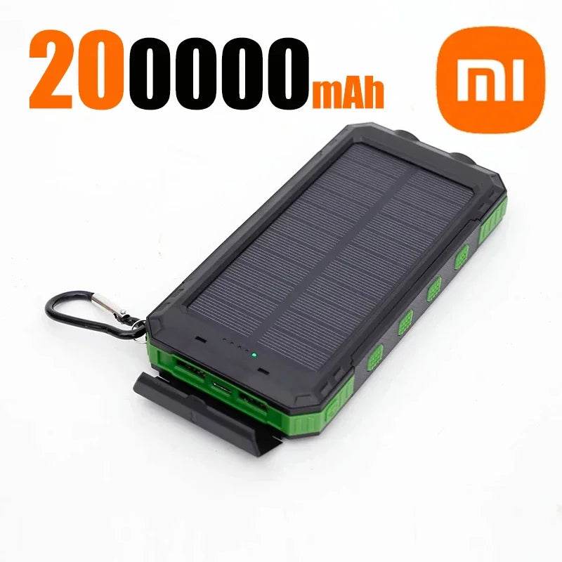 Power Bank Solar Xiaomi 200000mAh cu Lampa LED - Venduqo