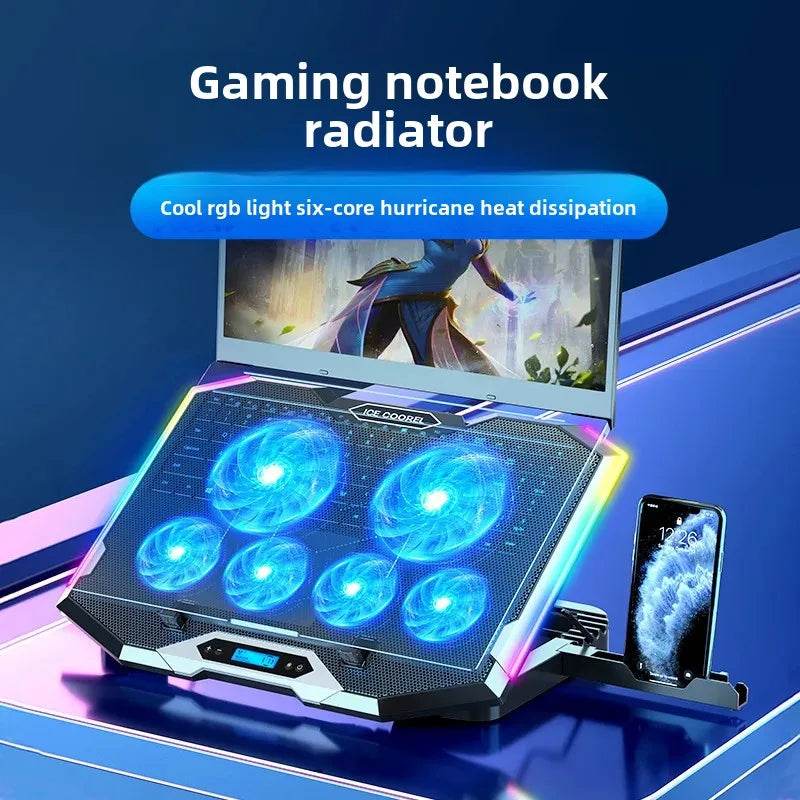 Răcitor Laptop Silent K9 cu Iluminare RGB - Venduqo