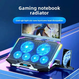 Răcitor Laptop Silent K9 cu Iluminare RGB - Venduqo