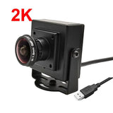 2K HD USB Webcam with 160° Wide Angle Lens