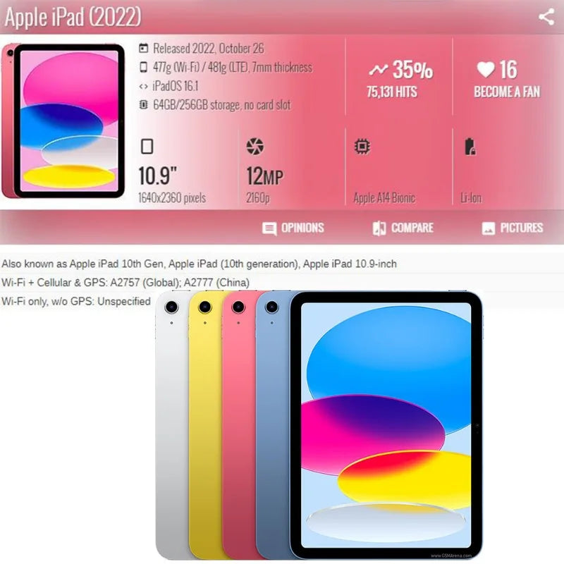 Smart Flip Magnetic Case for iPad 10 (10.9 inch) 2022
