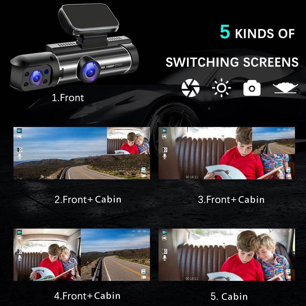 Camera Auto DVR Dual Lens FHD 1920*1080P - Venduqo