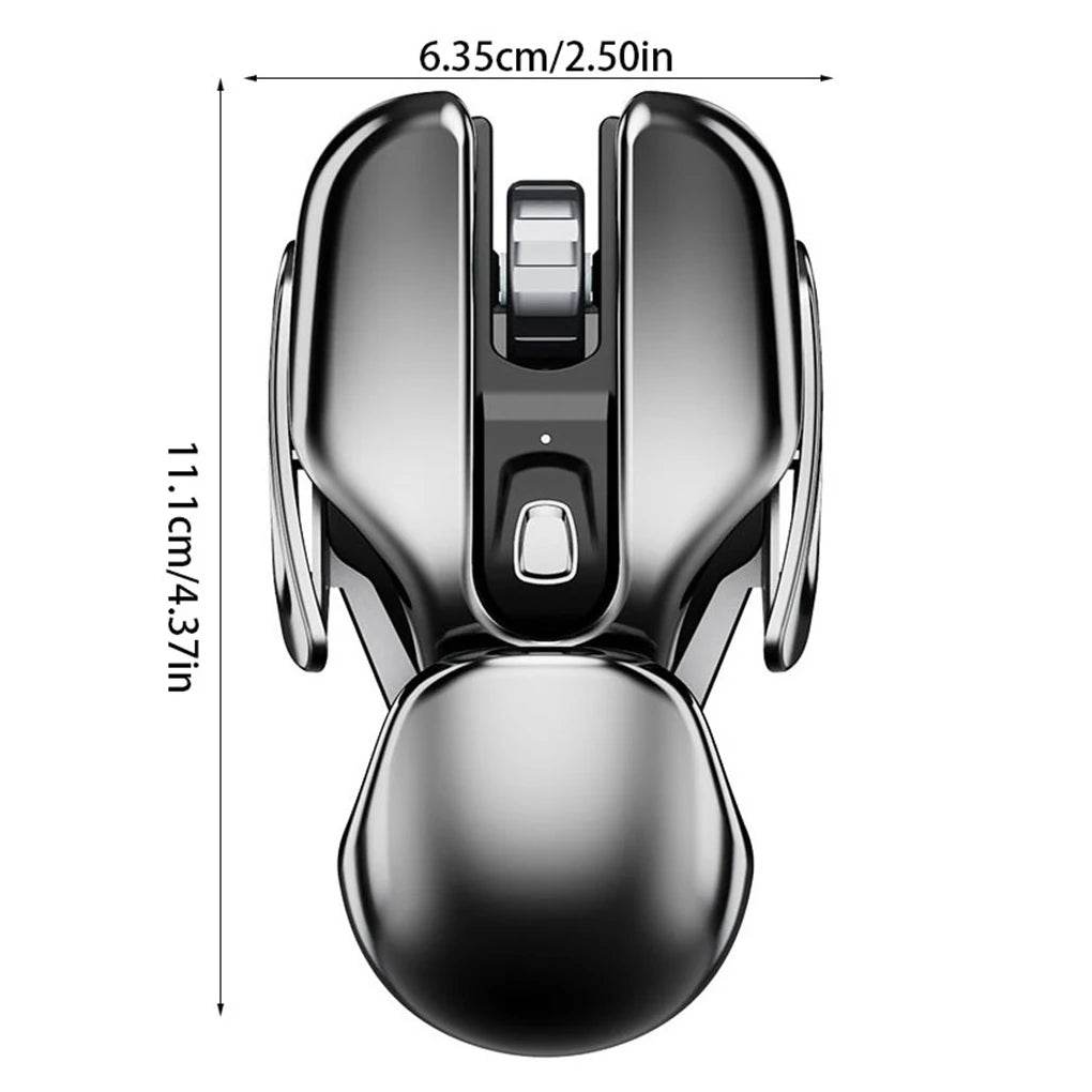 Mouse Wireless Silențios cu Receiver USB - Aluminiu Waterproof - Venduqo