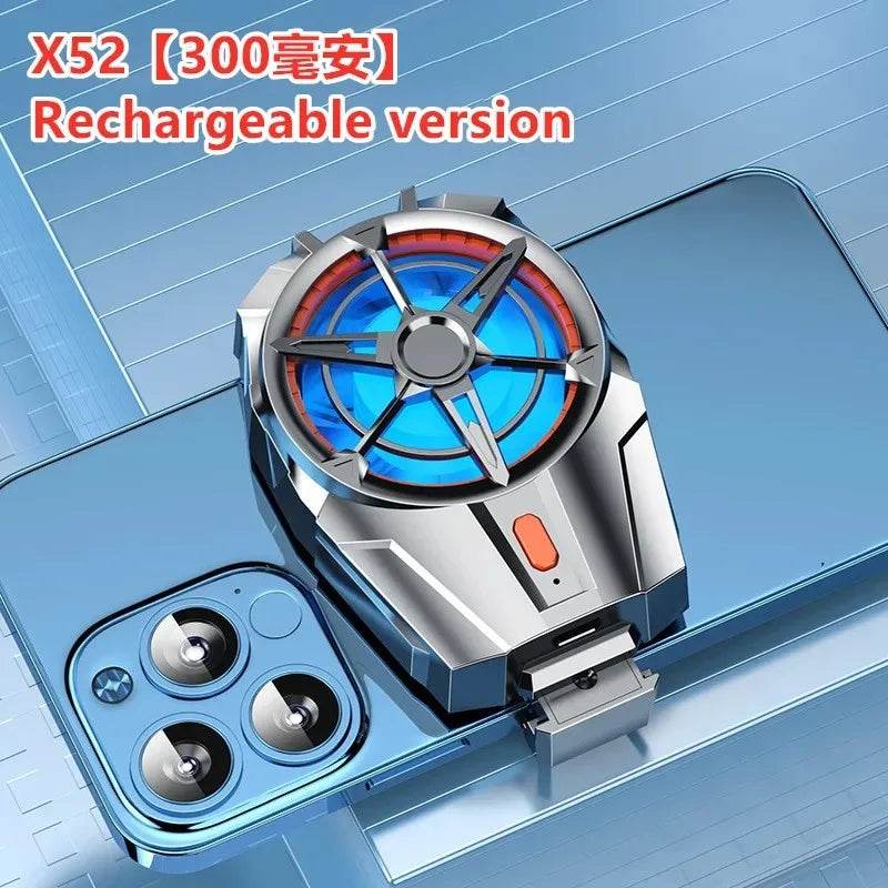 X52 Cooler Wireless pentru Telefon - Ventilator Gaming 300mAh - Venduqo