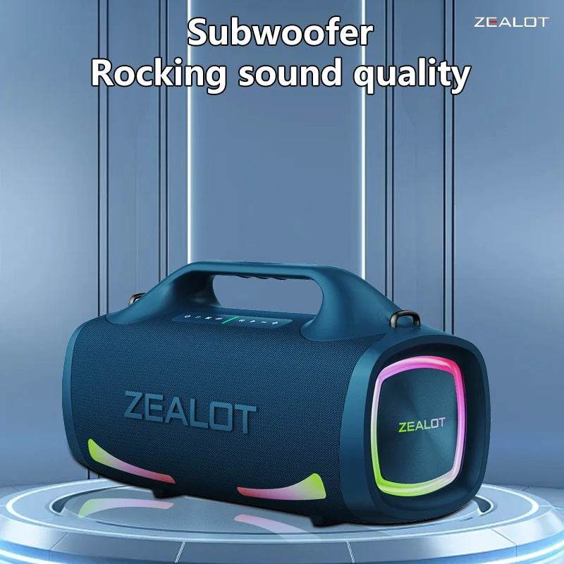 Boxă Wireless Portabilă Zealot S79 100W cu Subwoofer - Venduqo