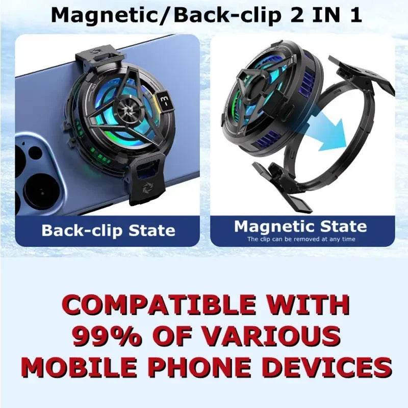 Cooler Magnetic SL17 pentru Telefon - 2 în 1, Ventilator de Gaming - Venduqo