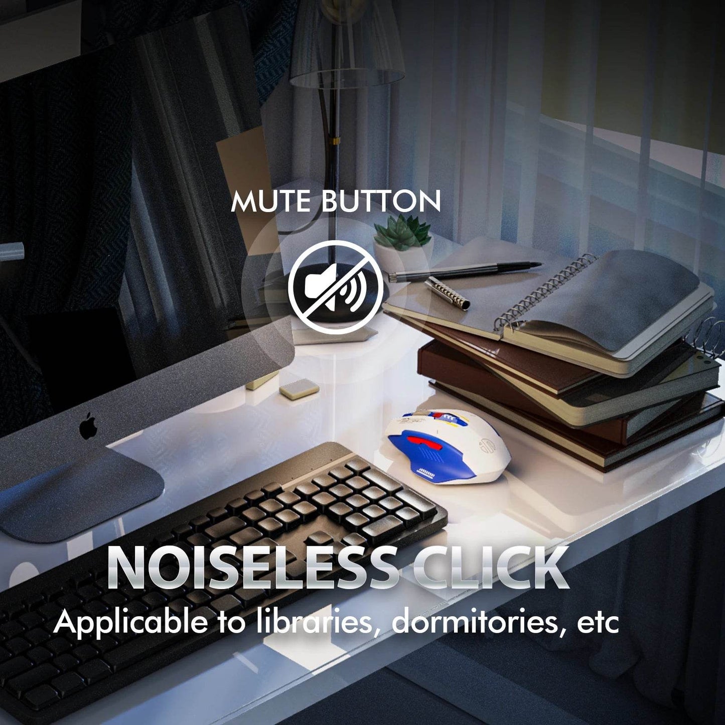 Mouse Wireless INPHIC Ergonomic Reîncărcabil 700mAh - Venduqo