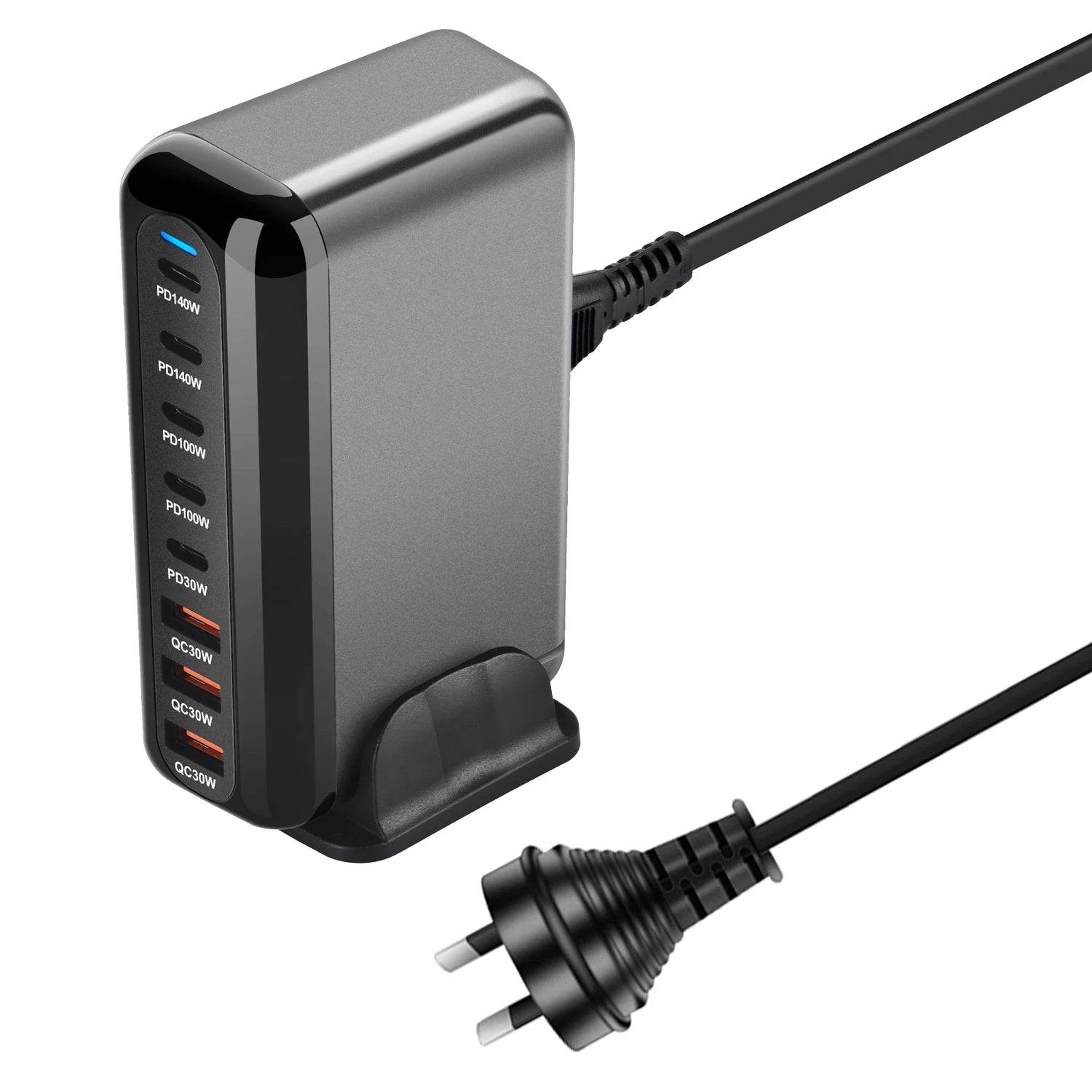 Încărcător Rapid 600W GaN 3.0 USB Tip C cu 8 Porturi - Venduqo