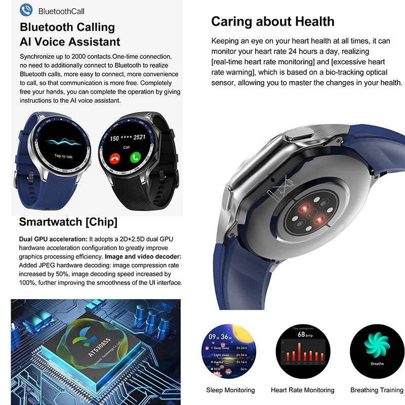 Ceas inteligent OPPO Watch X pentru bărbați, 32G, video, waterproof - Venduqo