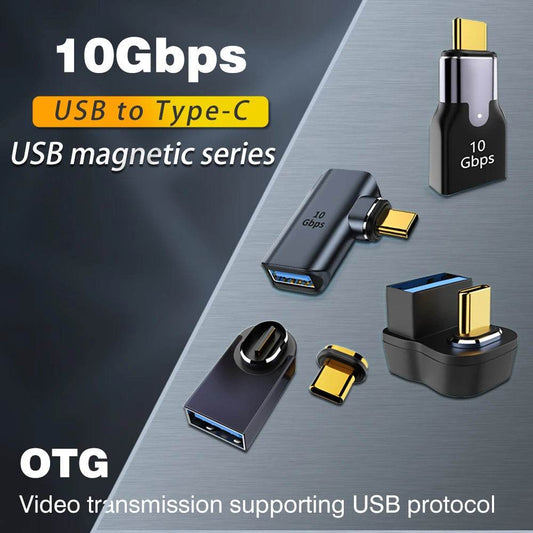 Adaptor Magnetic Type-C OTG Thunderbolt 4 - USB-A, HDMI, VGA, RJ45 - Venduqo