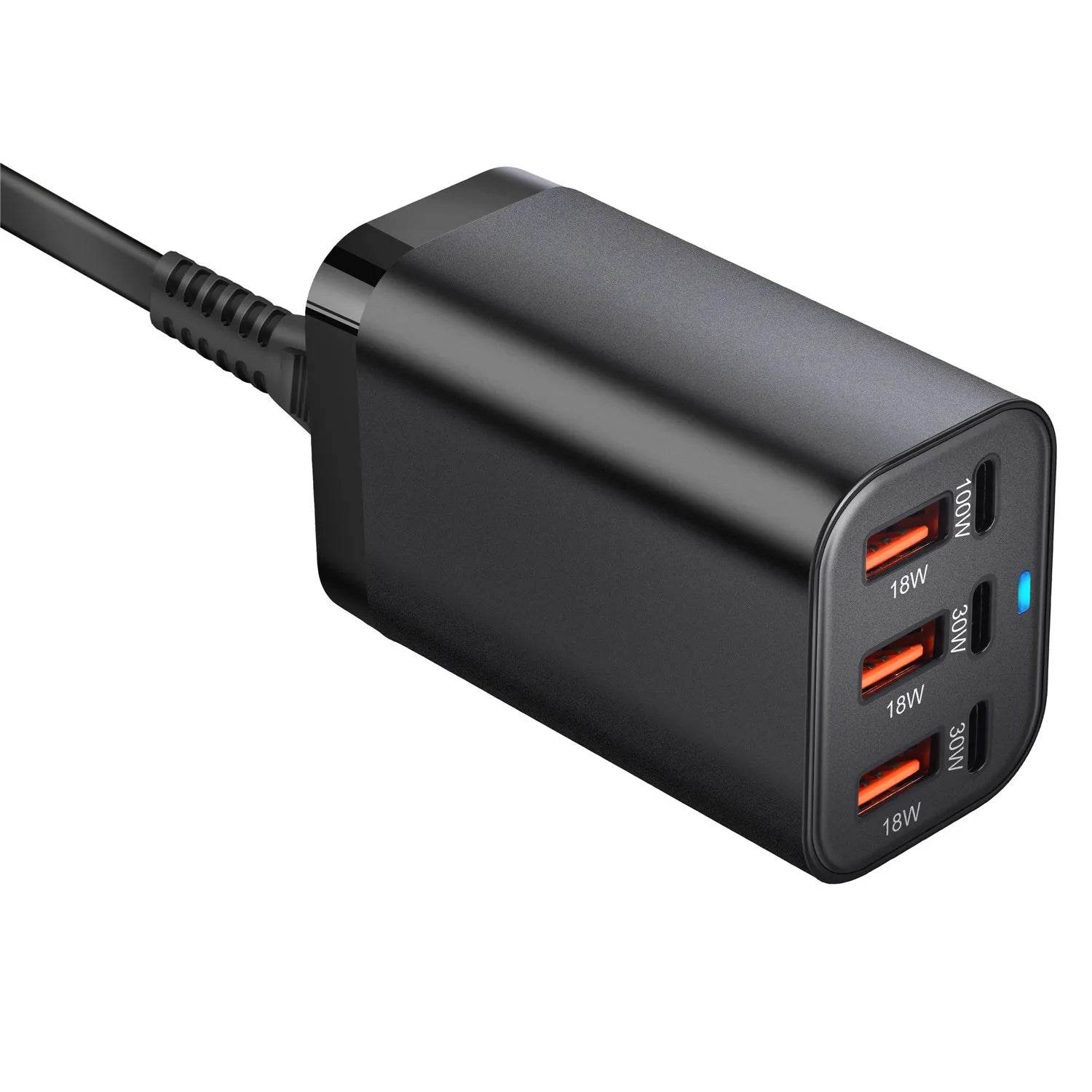 Încărcător rapid USB C 200W cu 6 porturi GaN - Venduqo