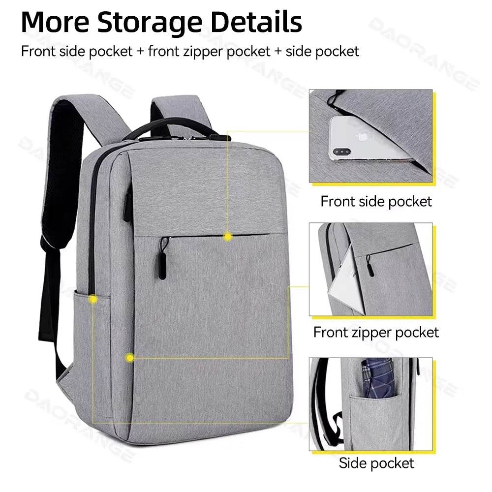 Rucsac Laptop USB pentru Macbook Air Pro, Lenovo, HP, Dell - Venduqo