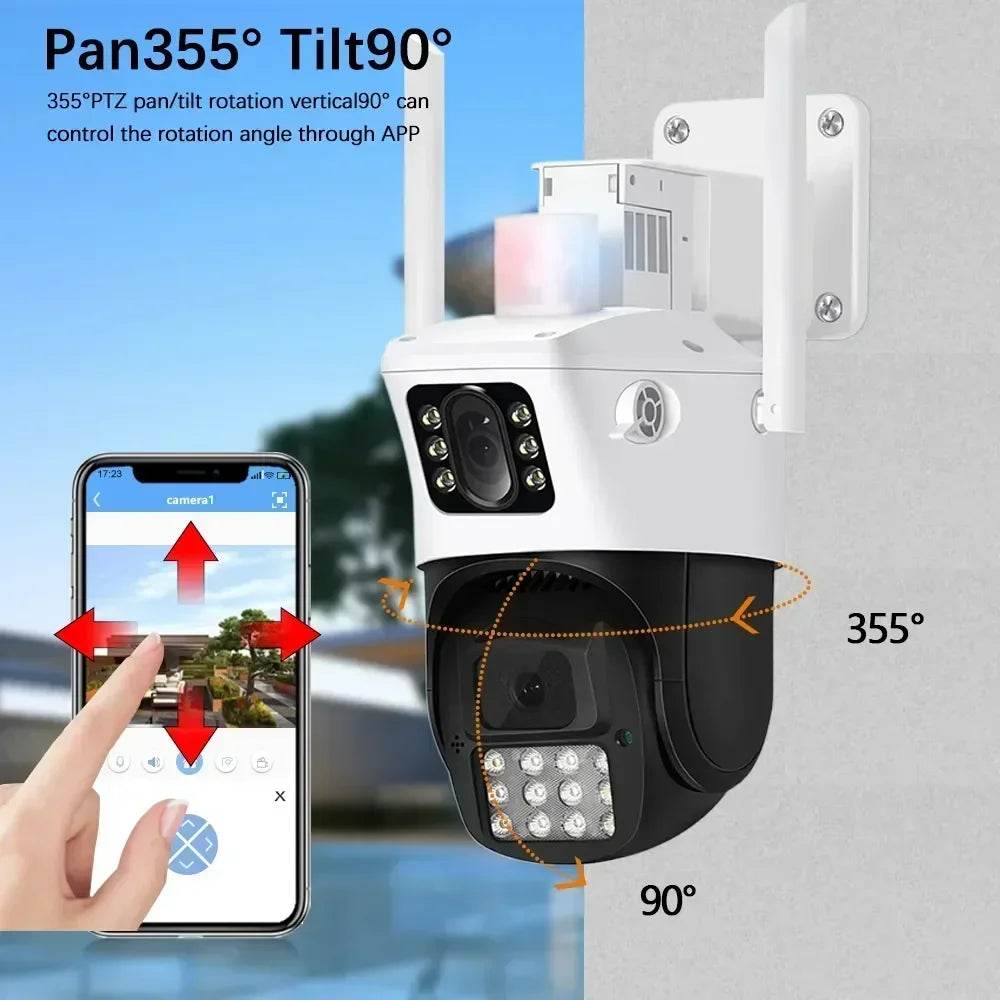 Sistem de Supraveghere Wifi 8MP PTZ cu Camere IP Wireless - Venduqo