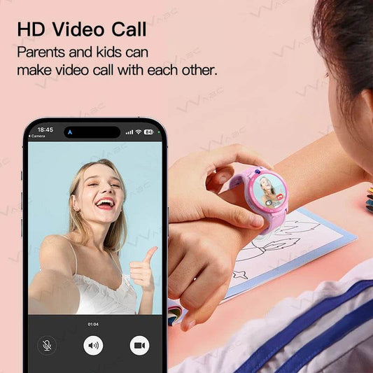 Ceas Smart pentru Copii VVABC cu SIM 4G și Cameră - Venduqo