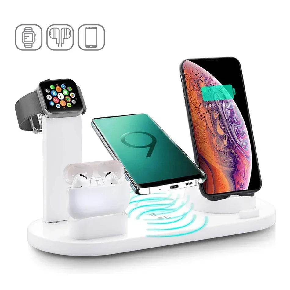 Încărcător Wireless 7 în 1 pentru iPhone, Apple Watch, Airpods - Venduqo