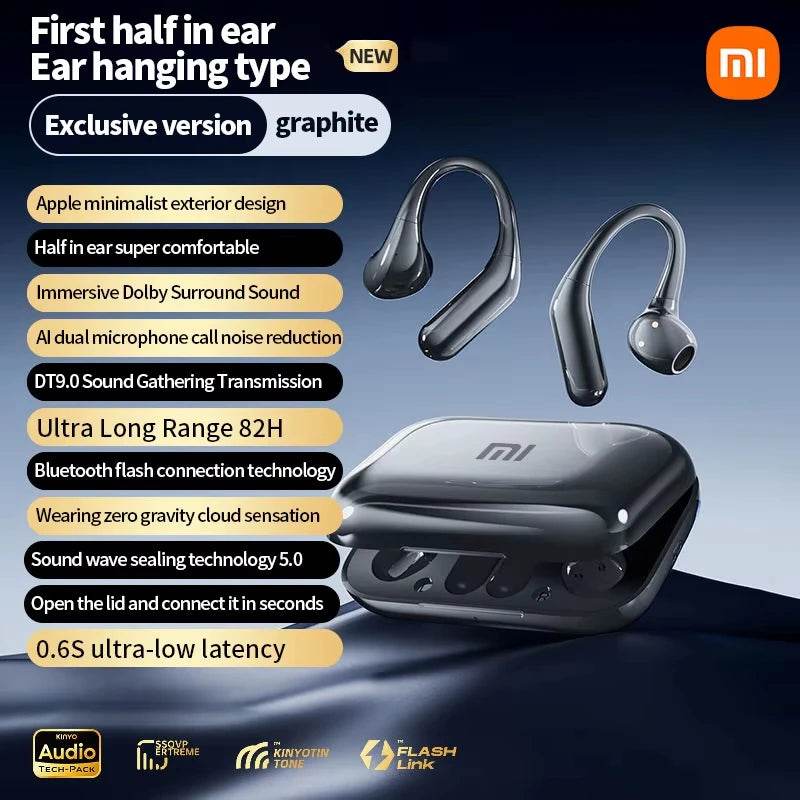 Căști wireless XIAOMI Air 6 cu suport pentru ureche - Venduqo