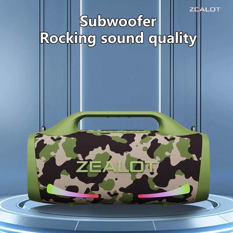 Boxă Wireless Portabilă Zealot S79 100W cu Subwoofer - Venduqo