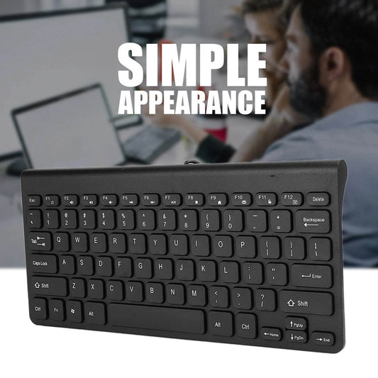 Set Combo Tastatur USB Ultra Subțire și Mouse Optic pentru PC - Venduqo