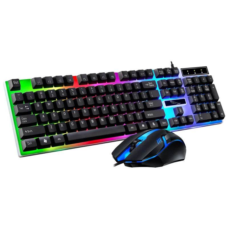 Kit Tastatură și Mouse RGB pentru Gaming - Venduqo