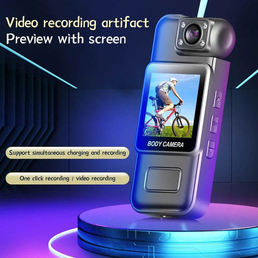 Camera sport mini digitala cu obiectiv rotativ 180° - Venduqo