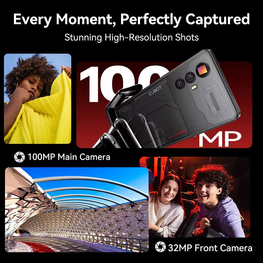CUBOT MAX 5 - Smartphone 5G cu Ecran 6.95" 144Hz
