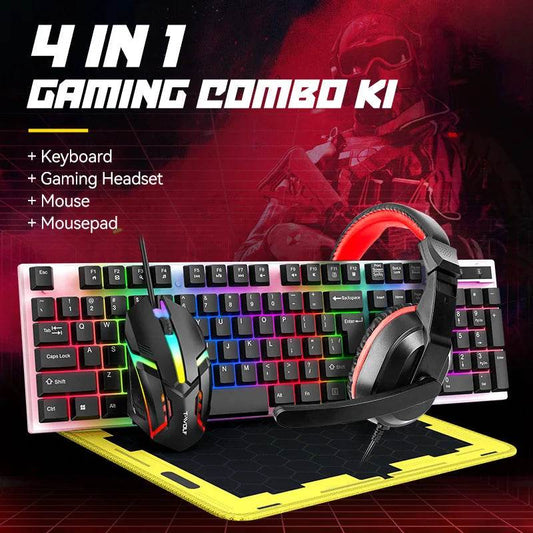 COcomice Wired Keyboard and Mouse Set