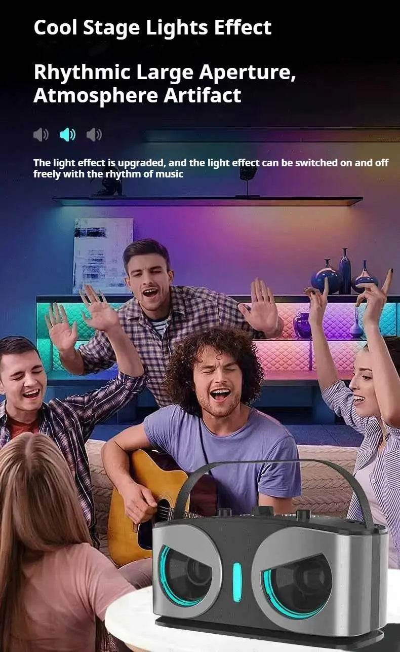 Difuzor Bluetooth Wireless NEWMSNR Owls cu Microfoane Duale - Venduqo