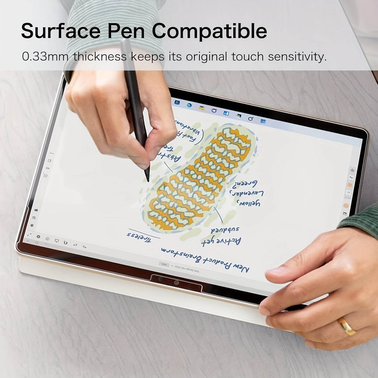 Protecție ecran din sticlă temperată 9H pentru Microsoft Surface Pro - Venduqo