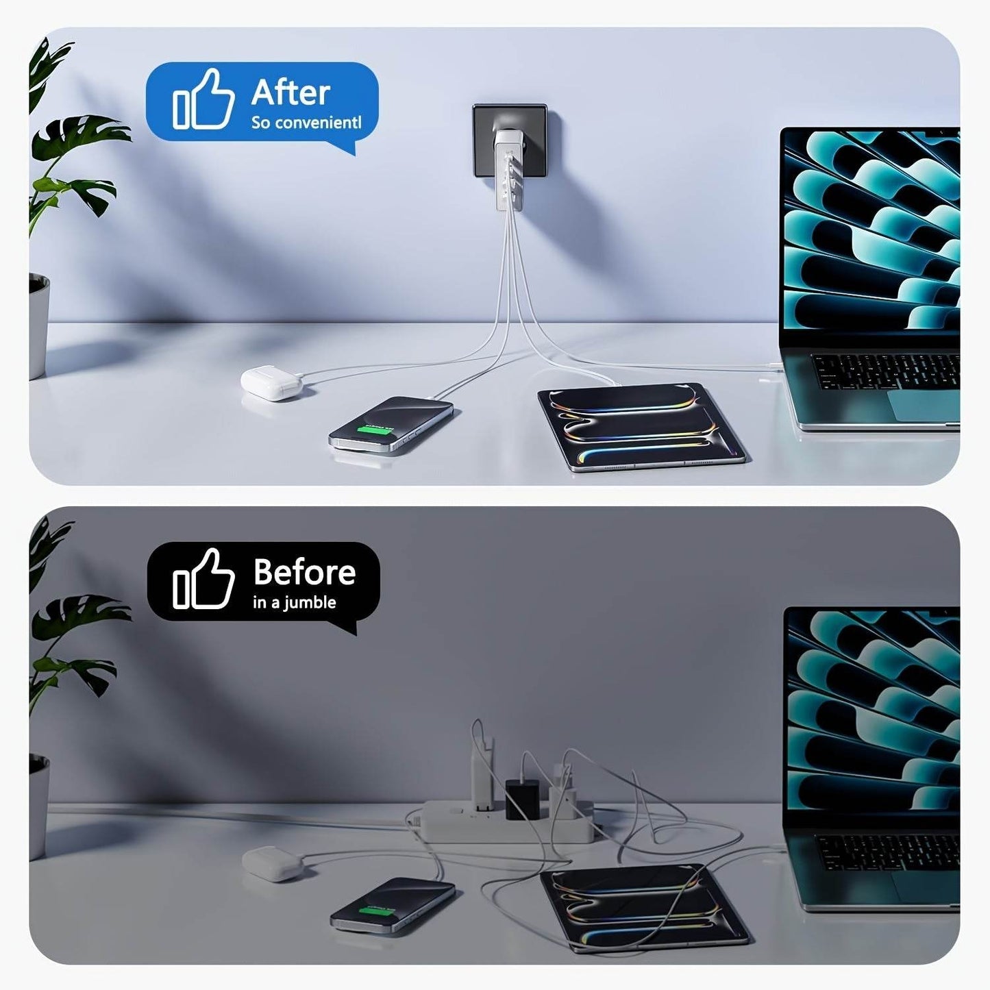 Încărcător Rapid USB C GAN 156W cu 4 Porturi - Venduqo