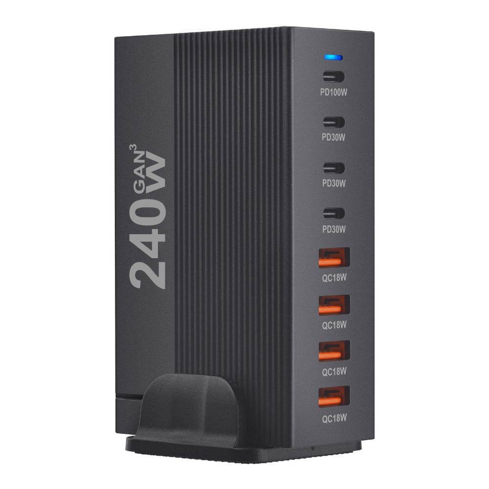 Încărcător Rapid 240W GaN cu 8 Porturi USB - Venduqo