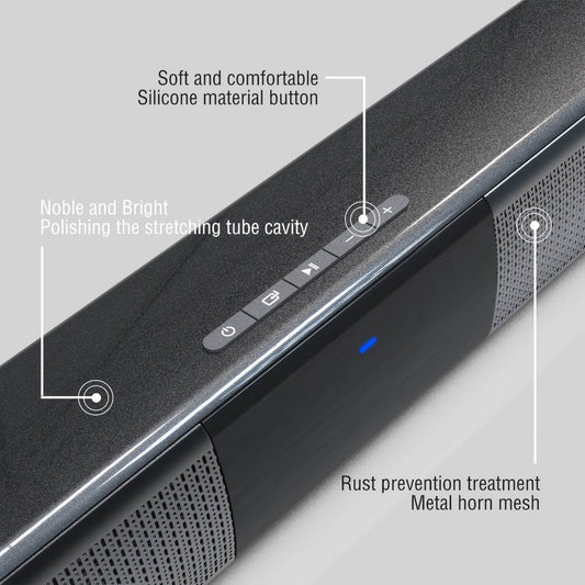 Sistem Audio TV cu 4 Difuzoare de 5W și Lumini LED Disco - Venduqo