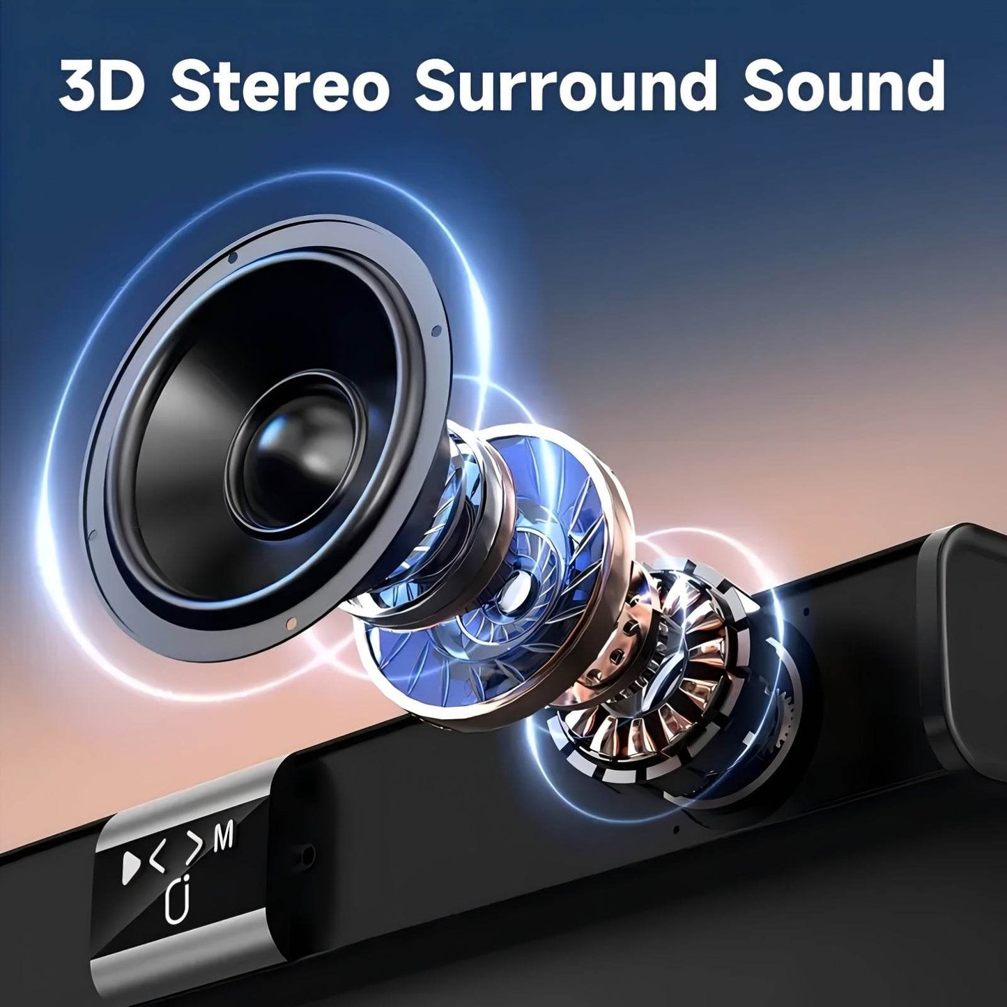 Bară de sunet JYX HiFi cu două difuzoare - Venduqo