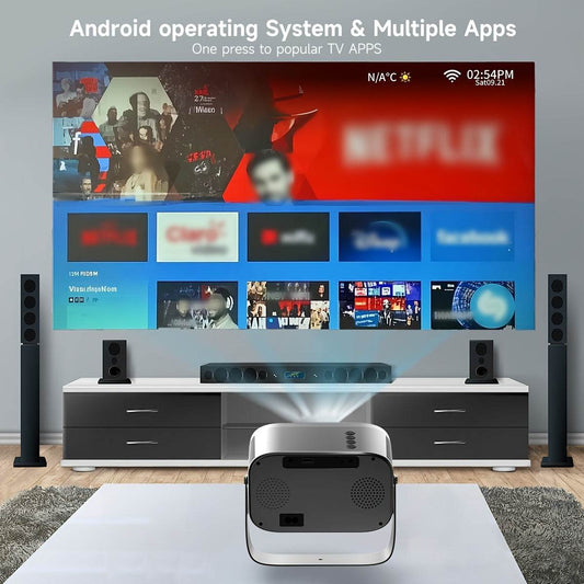 Smart SGV 150-Inch WiFi Projector with Advanced Features