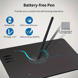 ELFO LARANJA Graphic Tablet with Stylus - 16.99 x 10.69 cm