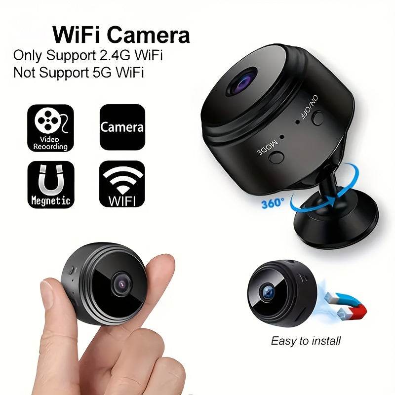 Cameră de Supraveghere Wireless Mini Inteligentă 2.4GHz - Venduqo