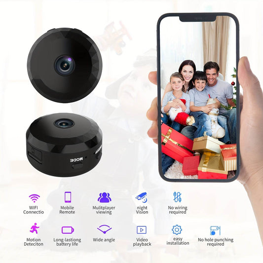 Mini Magnetic WiFi Surveillance Camera with Remote Viewing